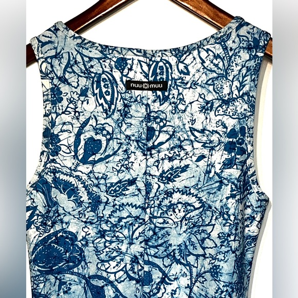 Nuu Muu hiking dress, exercise dress, stretchy, sleeveless, floral leaf print M - Picture 6 of 8